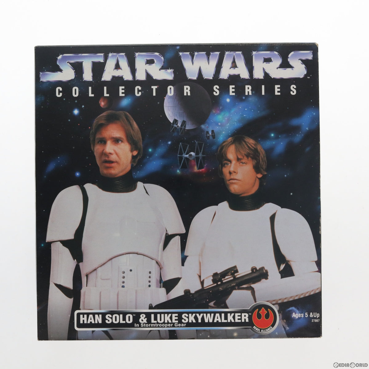 【中古即納】[FIG] スター・ウォーズ コレクターシリーズ ハン・ソロ&ルーク・スカイウォーカー in ストームトルーパーギア STAR WARS 完成品 フィギュア(27867) Kenner(ケナー)(19901231)