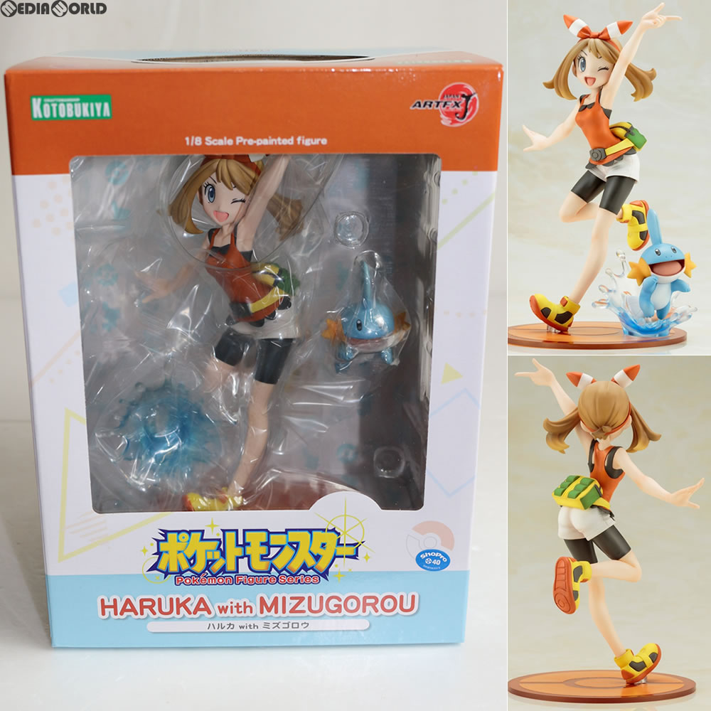 【中古即納】[FIG] ARTFX J ハルカ with ミズゴロウ ポケットモンスター 1/8 完成品 フィギュア(PP661) コトブキヤ(20190609)