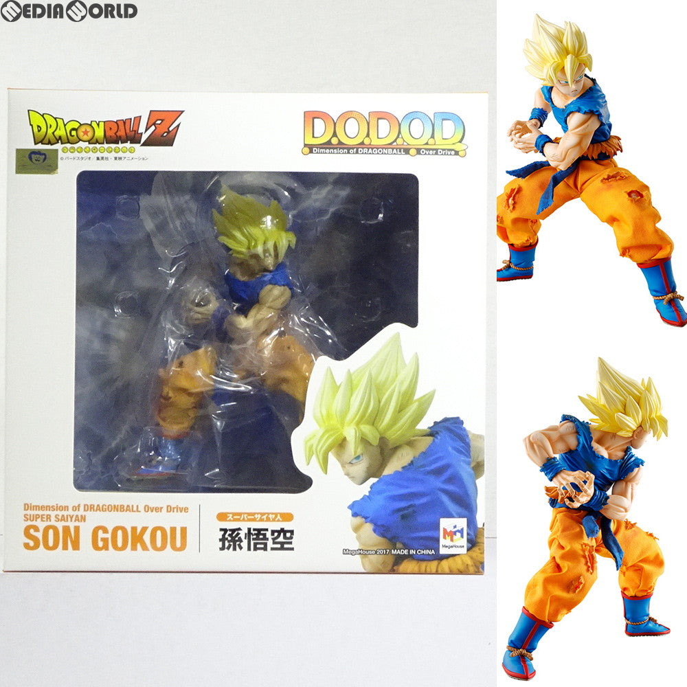 【中古即納】[FIG] Dimension of DRAGONBALL Over Drive 超サイヤ人 孫悟空 ドラゴンボールZ 完成品 フィギュア メガハウス(20170301)