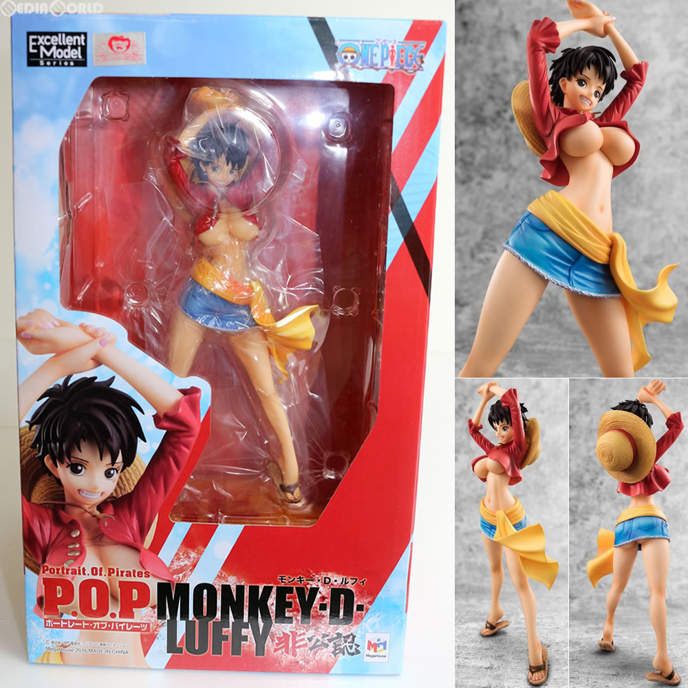【中古即納】[FIG] オンラインショップ限定 Portrait.Of.Pirates P.O.P I.R.O モンキー・D・ルフィ ONE PIECE(ワンピース) 1/8 完成品 フィギュア  メガハウス(20161031)