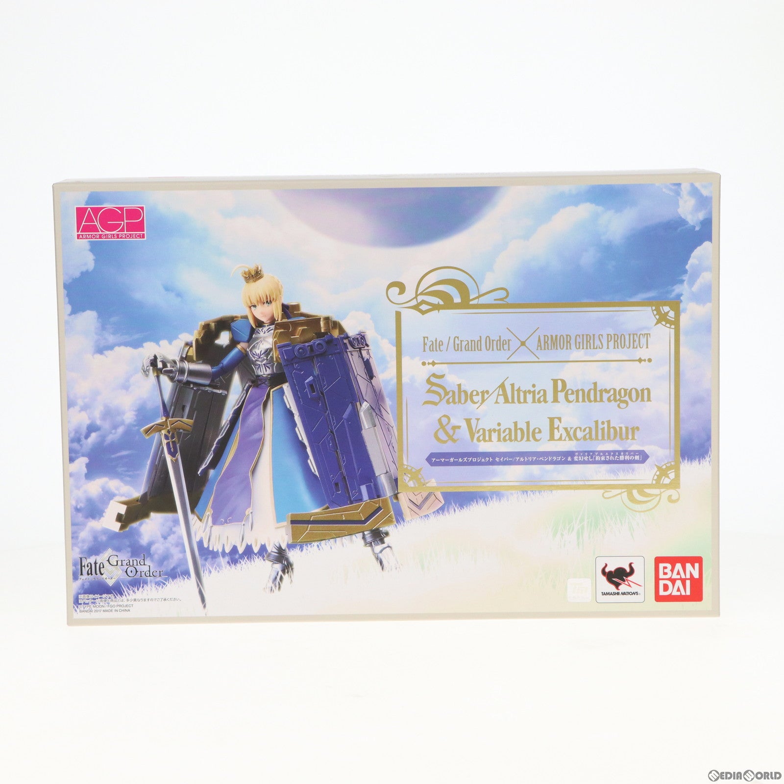 【中古即納】[FIG] アーマーガールズプロジェクト セイバー/アルトリア・ペンドラゴン&変幻せし「約束された勝利の剣」(ヴァリアブルエクスカリバー) Fate/Grand Order(フェイト グランドオーダー) 完成品 可動フィギュア バンダイ(20170428)
