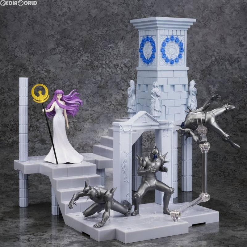 【中古即納】[FIG] D.D.PANORAMATION(パノラメーション) 黄金十二宮拡張セット 聖域の火時計 -女神アテナと兵士たち- 聖闘士星矢 完成品 フィギュア バンダイ(20170415)
