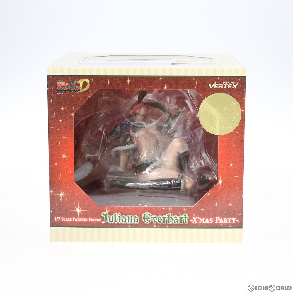 【中古即納】[FIG] ユリアナ・エーベルハルト-X'mas Party-(クリスマスパーティー) 戦場のヴァルキュリアDUEL 1/7 完成品 フィギュア ヴェルテクス(20170531)