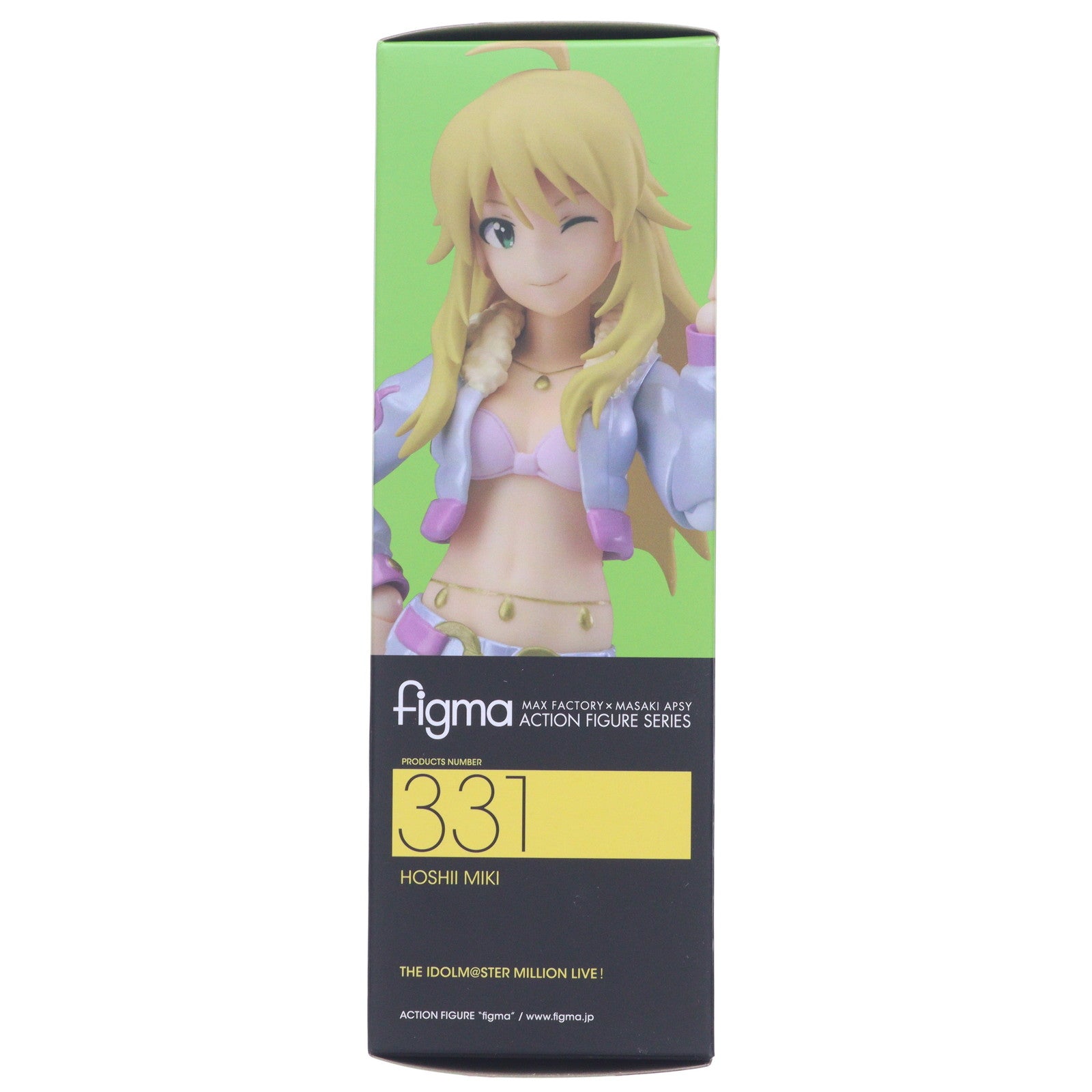 【中古即納】[FIG] figma(フィグマ) 331 星井美希(ほしいみき) THE IDOLM@STER MILLION LIVE!(アイドルマスター ミリオンライブ!) 完成品 可動フィギュア マックスファクトリー(20170726)