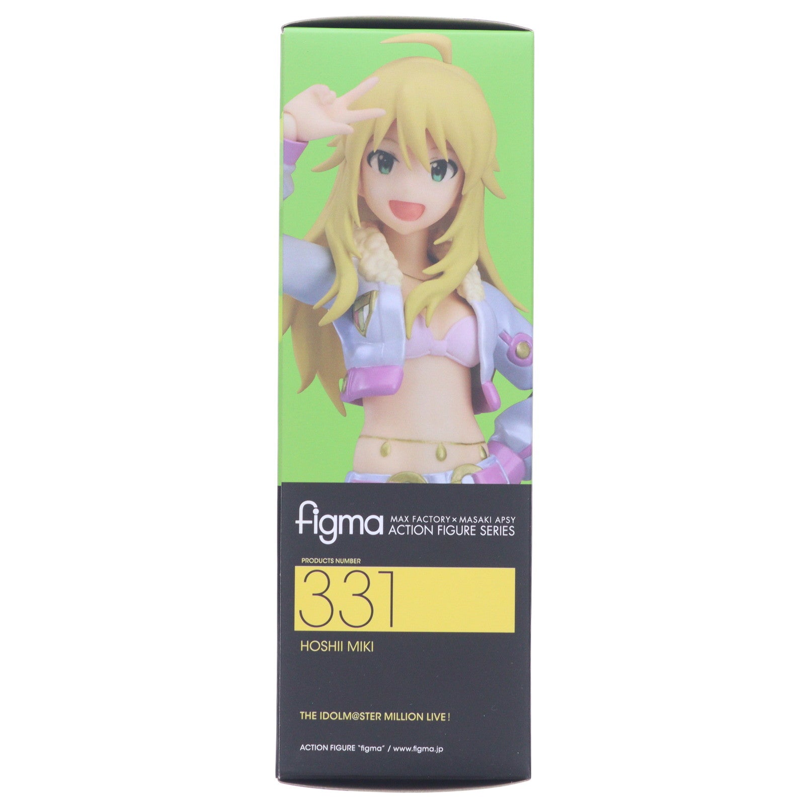 【中古即納】[FIG] figma(フィグマ) 331 星井美希(ほしいみき) THE IDOLM@STER MILLION LIVE!(アイドルマスター ミリオンライブ!) 完成品 可動フィギュア マックスファクトリー(20170726)