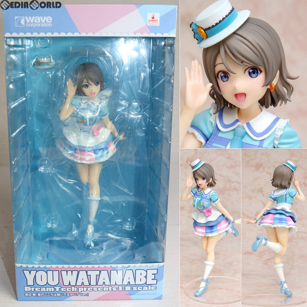 【中古即納】[FIG] ドリームテック 渡辺曜【君のこころは輝いてるかい～Ver.】(わたなべよう) ラブライブ!サンシャイン!! 1/8 完成品 フィギュア(DT-121) ウェーブ(WAVE)(20170930)