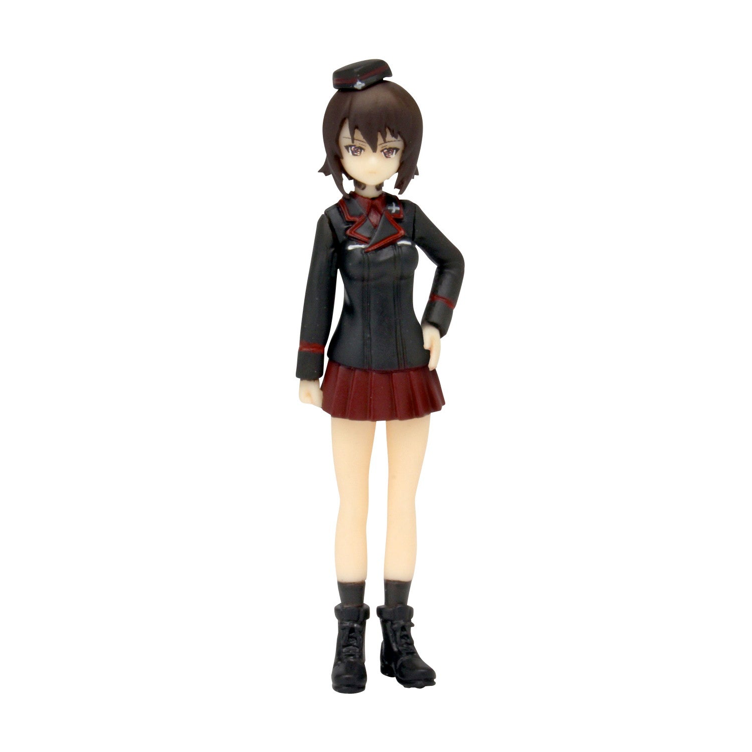 【中古即納】[FIG] 黒森峰女学園 西住まほ&逸見エリカ フィギュアセット ガールズ&パンツァー 劇場版 1/35 未塗装キット フィギュア(GPF-23) プラッツ(20170318)