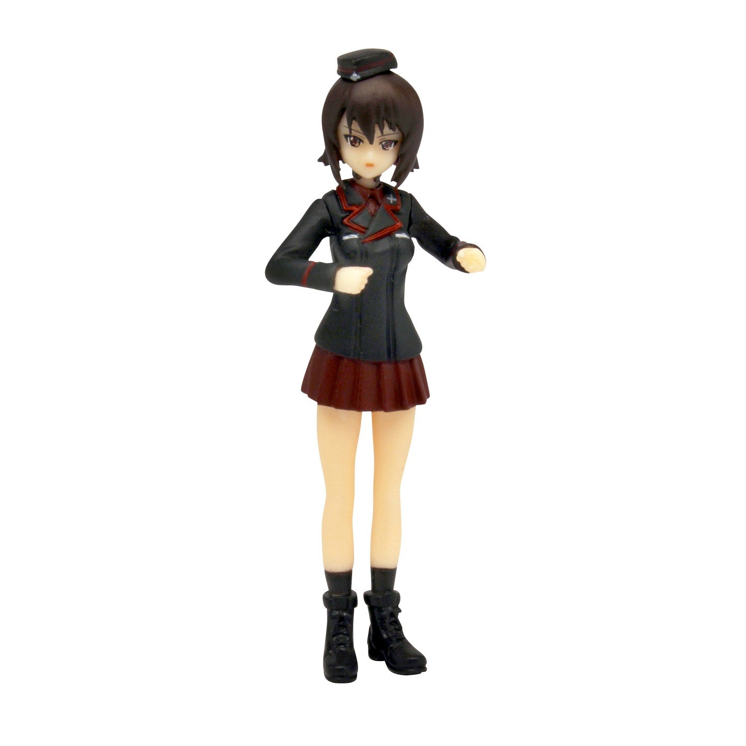 【中古即納】[FIG] 黒森峰女学園 西住まほ&逸見エリカ フィギュアセット ガールズ&パンツァー 劇場版 1/35 未塗装キット フィギュア(GPF-23) プラッツ(20170318)