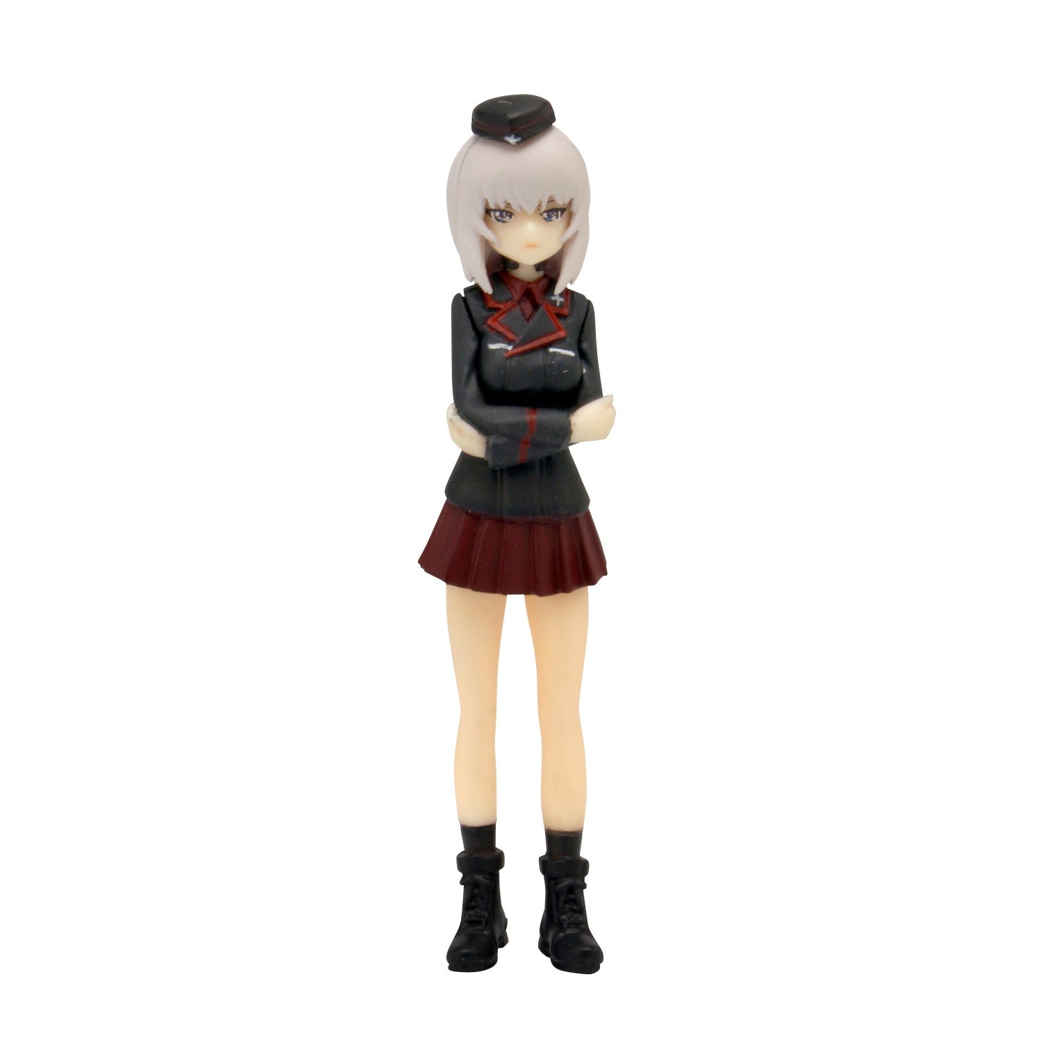 【中古即納】[FIG] 黒森峰女学園 西住まほ&逸見エリカ フィギュアセット ガールズ&パンツァー 劇場版 1/35 未塗装キット フィギュア(GPF-23) プラッツ(20170318)
