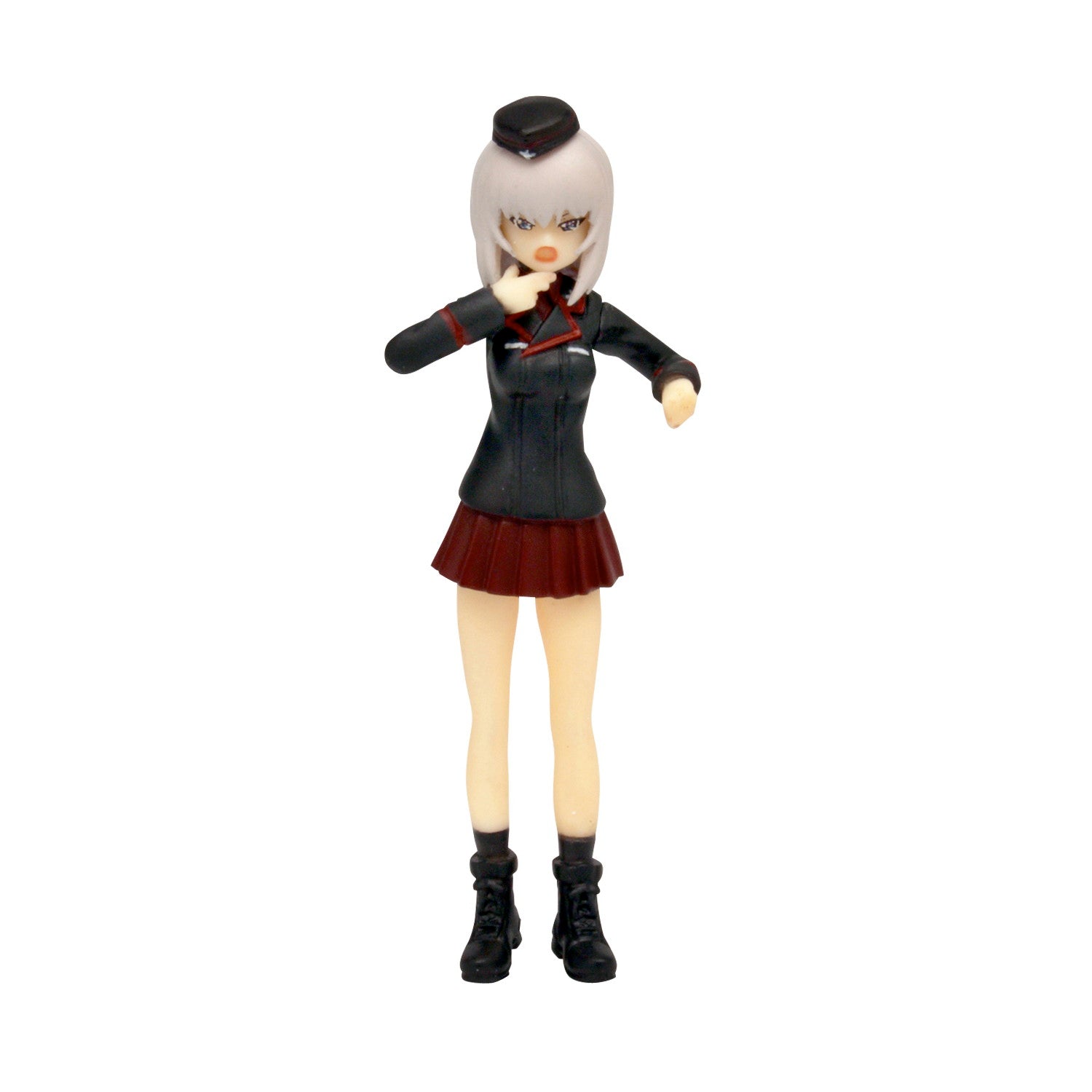 【中古即納】[FIG] 黒森峰女学園 西住まほ&逸見エリカ フィギュアセット ガールズ&パンツァー 劇場版 1/35 未塗装キット フィギュア(GPF-23) プラッツ(20170318)