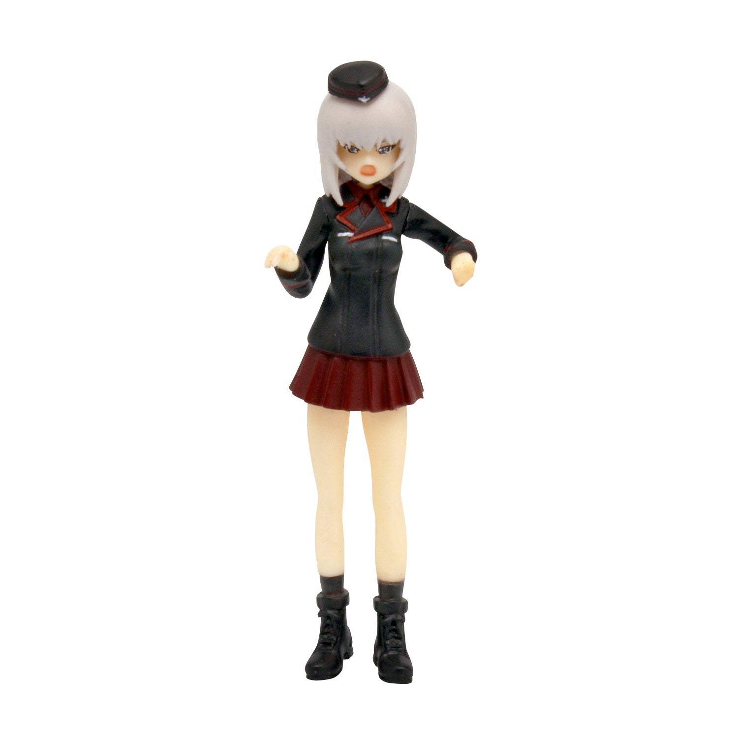 【中古即納】[FIG] 黒森峰女学園 西住まほ&逸見エリカ フィギュアセット ガールズ&パンツァー 劇場版 1/35 未塗装キット フィギュア(GPF-23) プラッツ(20170318)