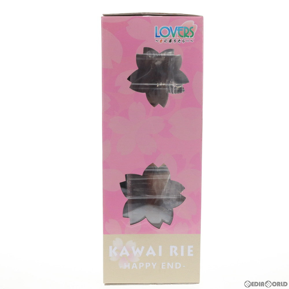 【中古即納】[FIG] 河合理恵(かわいりえ) -HAPPY END- LOVERS ～恋に落ちたら・・・～ 1/5 完成品 フィギュア Q-six(キューシックス)(20170621)
