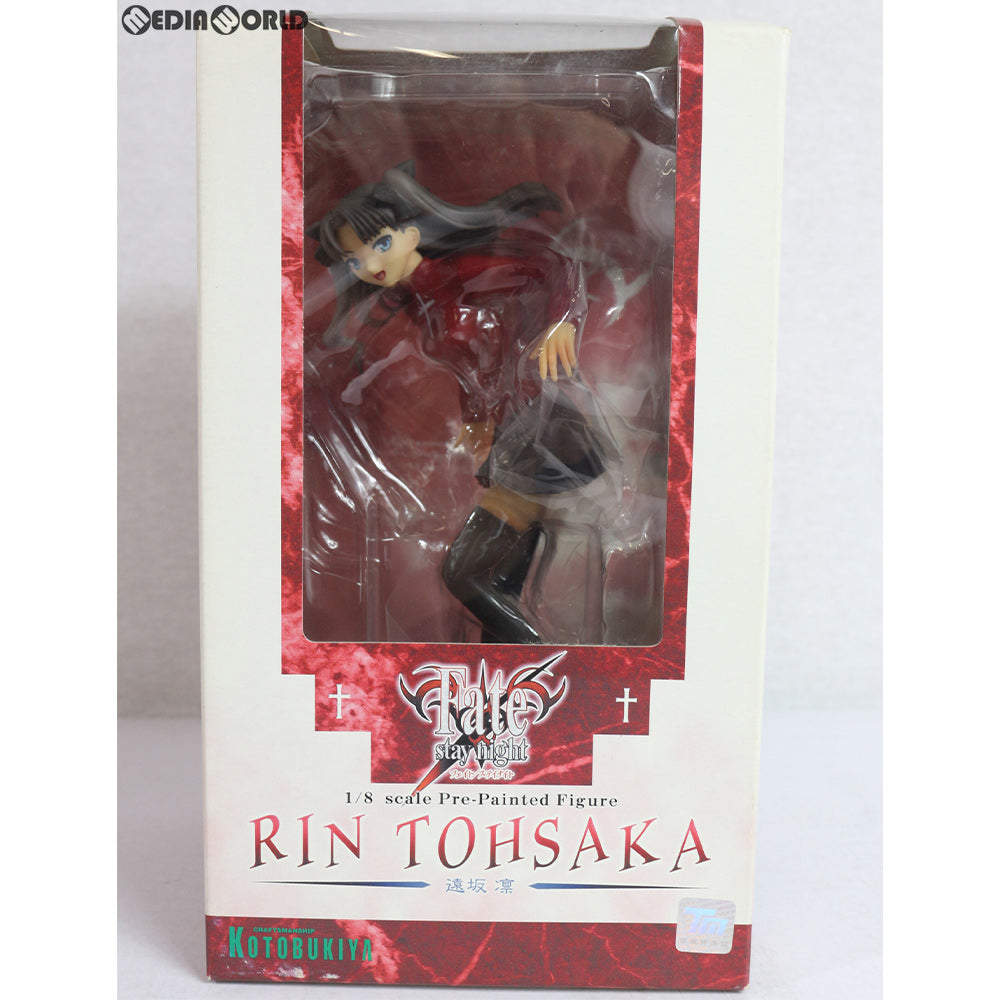 【中古即納】[FIG] 遠坂凛(とおさかりん) Fate/stay night(フェイト/ステイナイト) 1/8 完成品 フィギュア(PP-44) コトブキヤ(20050612)
