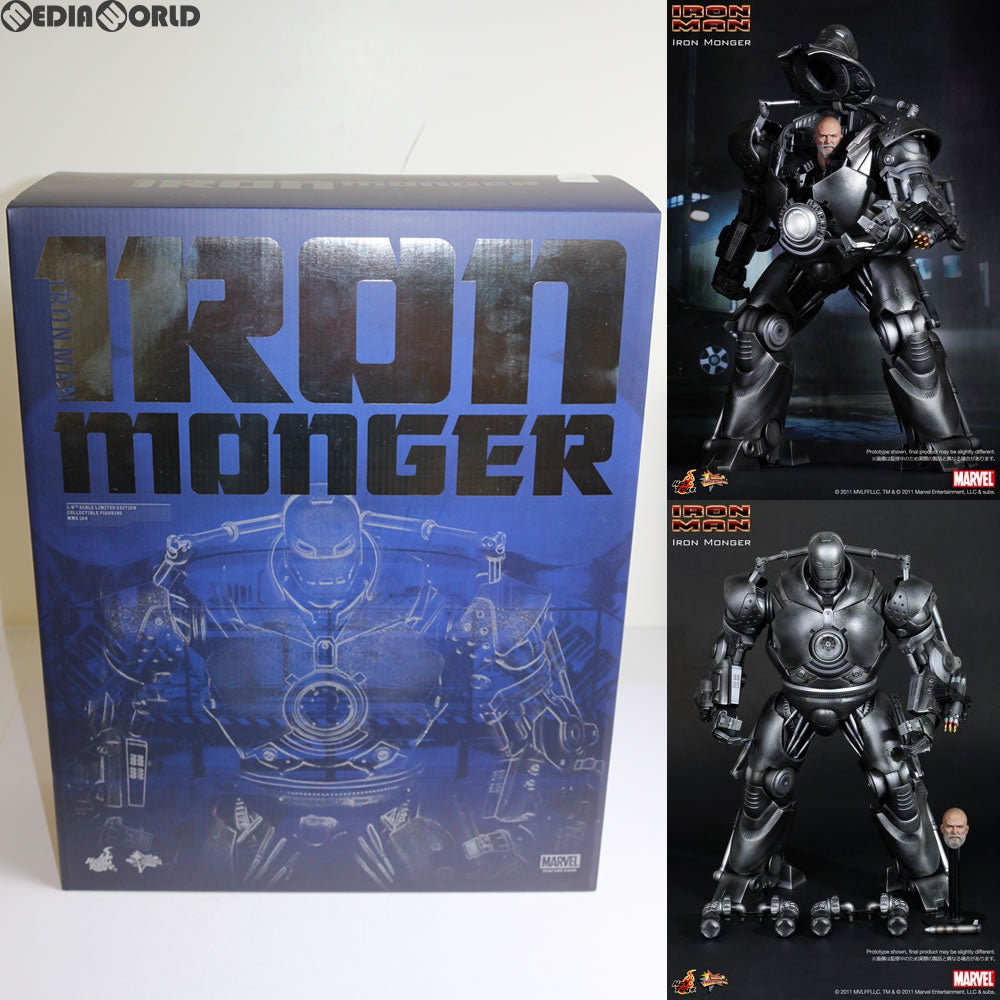 【中古即納】[FIG] ムービー・マスターピース アイアンモンガー アイアンマン 1/6スケールフィギュア(MM#164) ホットトイズ(20121202)