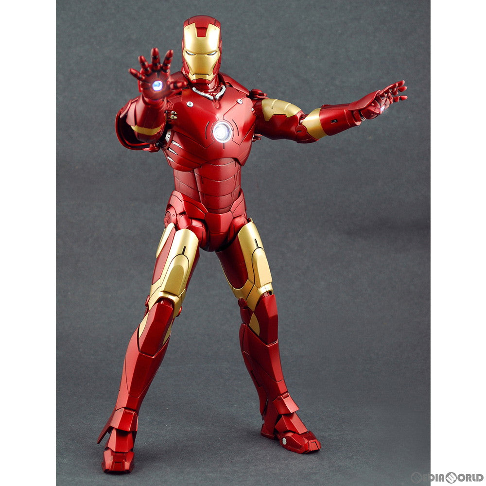 【中古即納】[FIG] ムービー・マスターピース アイアンマン・マーク3 1/6 完成品 可動フィギュア(MM#075) ホットトイズ(20090131)
