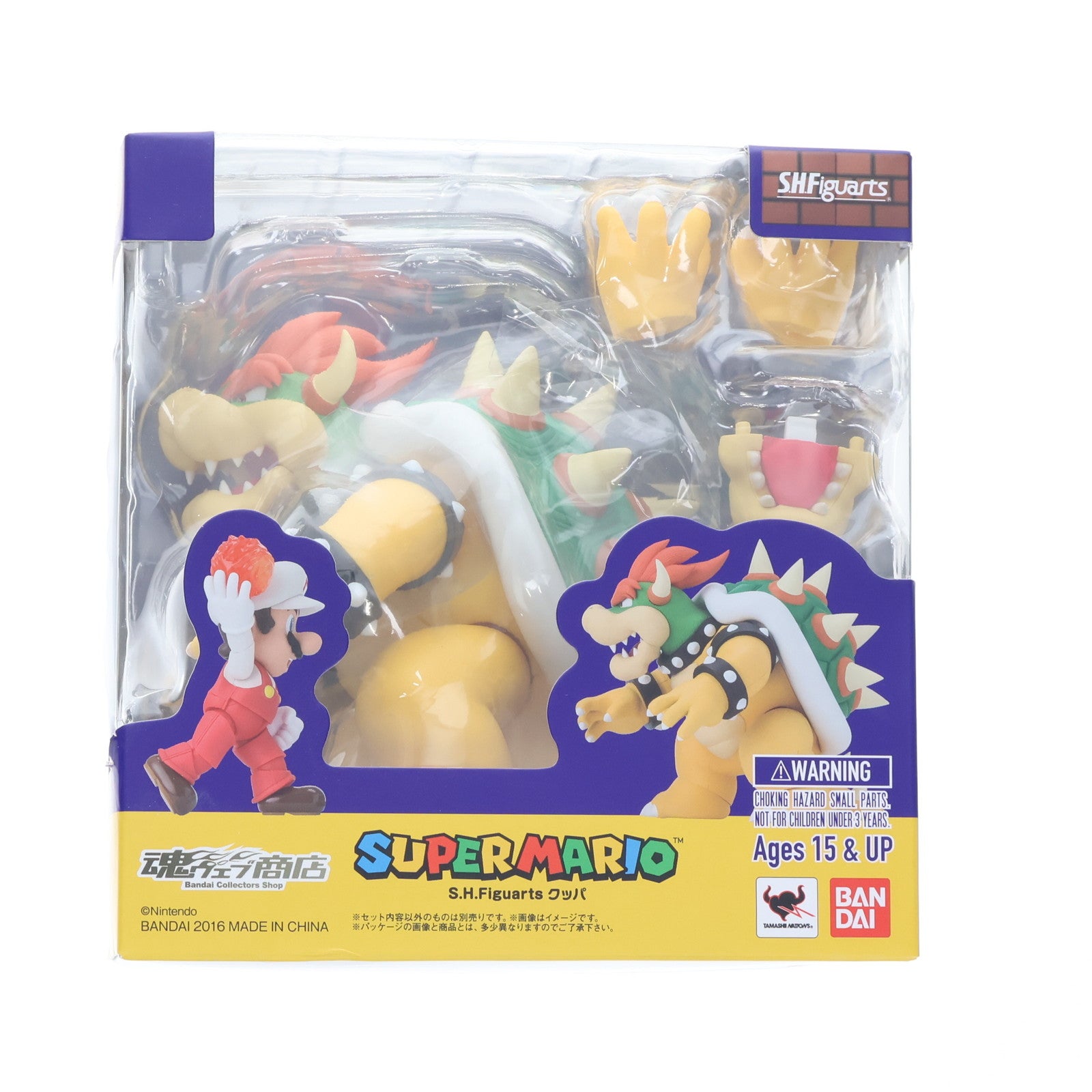 【中古即納】[FIG] 魂ウェブ商店限定 S.H.Figuarts(フィギュアーツ) クッパ スーパーマリオブラザーズ 完成品 フィギュア バンダイ(20160426)