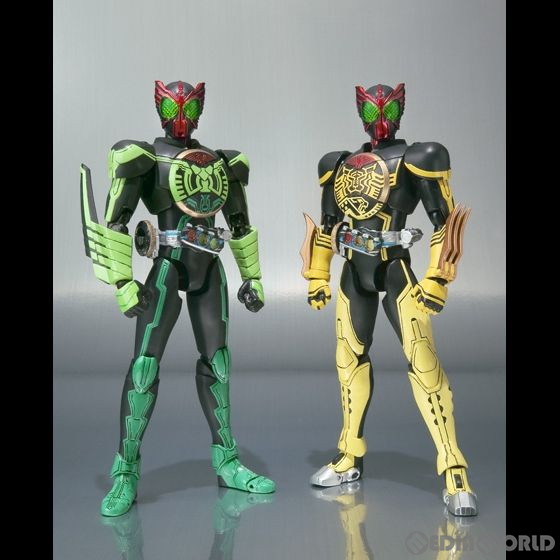 【中古即納】[FIG] 魂ウェブ商店限定 S.H.Figuarts(フィギュアーツ) 仮面ライダーオーズ タカキリバ&タカトラーターセット 仮面ライダーオーズ/OOO 完成品 可動フィギュア バンダイ(20110520)