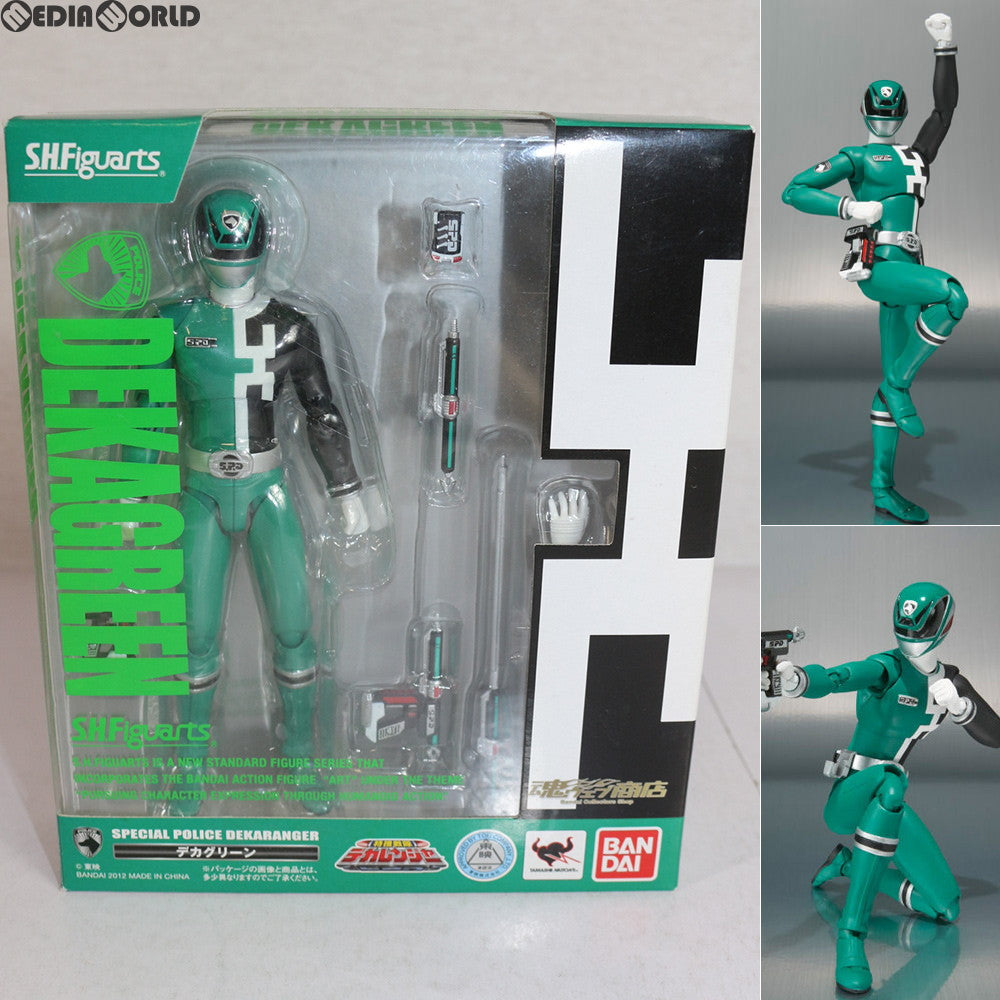 【中古即納】[FIG] 魂ウェブ商店限定 S.H.Figuarts(フィギュアーツ) デカグリーン 特捜戦隊デカレンジャー 完成品 可動フィギュア バンダイ(20121225)