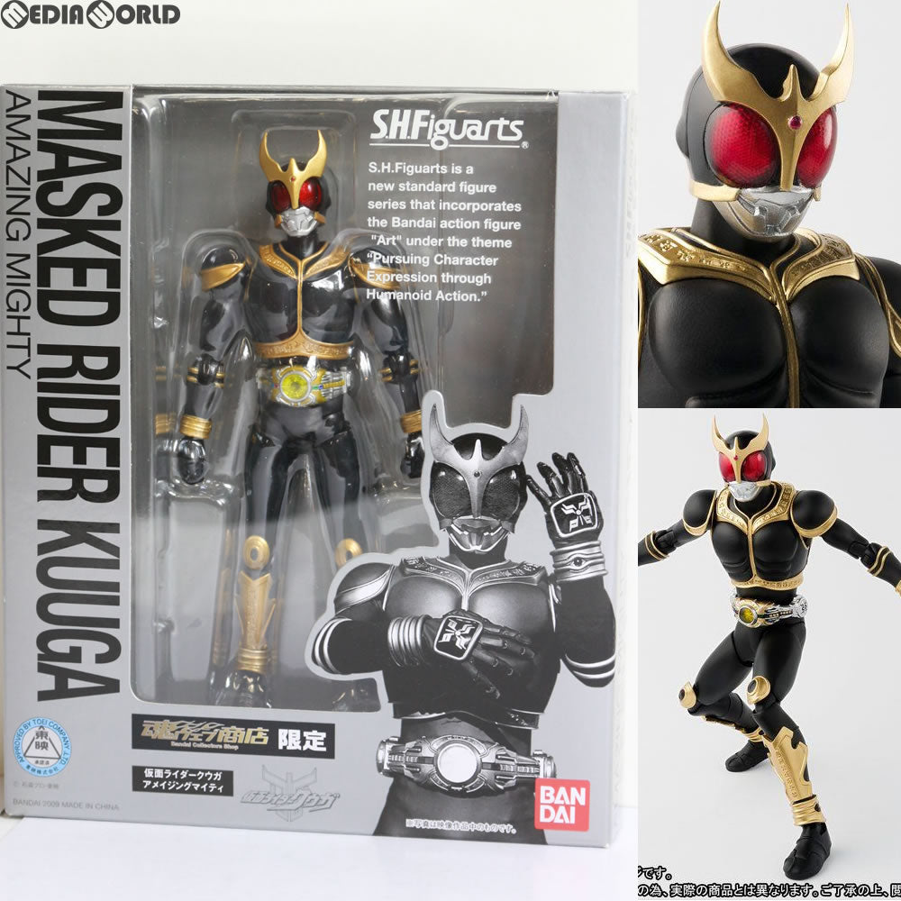 【中古即納】[FIG] 魂ウェブ商店限定 S.H.Figuarts(フィギュアーツ) 仮面ライダークウガ アメイジングマイティ 完成品 可動フィギュア バンダイ(20091019)