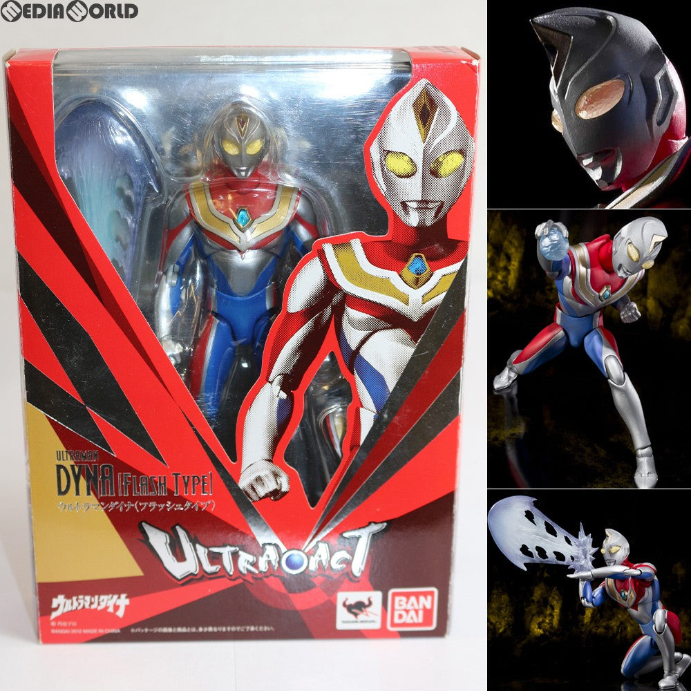 【中古即納】[FIG] ULTRA-ACT(ウルトラアクト) ウルトラマンダイナ(フラッシュタイプ) 完成品 可動フィギュア バンダイ(20120727)