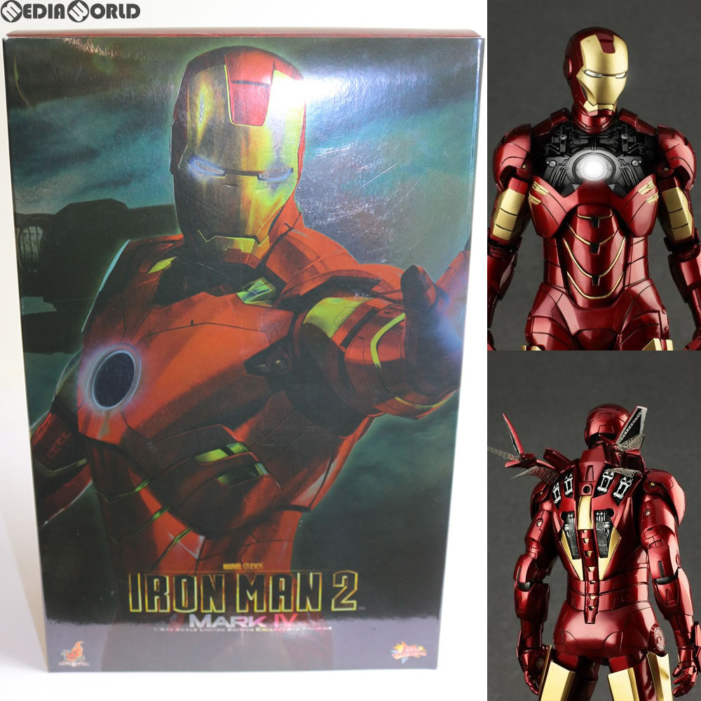 【中古即納】[FIG] ムービー・マスターピース アイアンマン・マーク4 アイアンマン2 1/6スケールアクションフィギュア(MM#123) ホットトイズ(20101231)