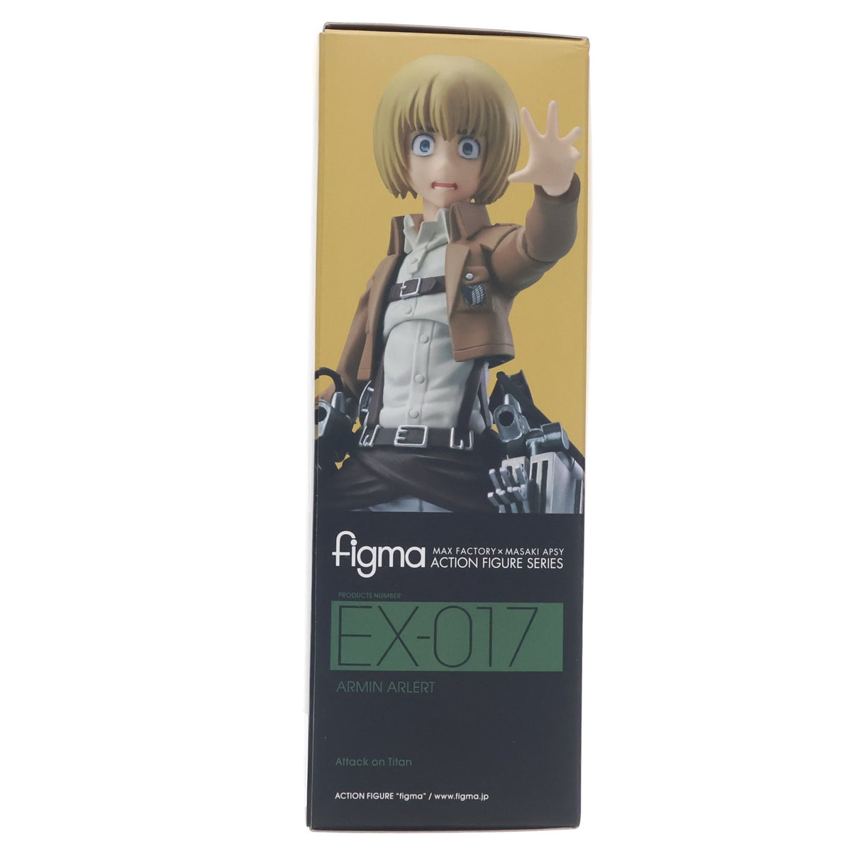 【中古即納】[FIG] figma(フィグマ) EX-017 アルミン・アルレルト 進撃の巨人 完成品 可動フィギュア ワンフェス2014冬&GOODSMILE ONLINE SHOP限定 マックスファクトリー(20140209)
