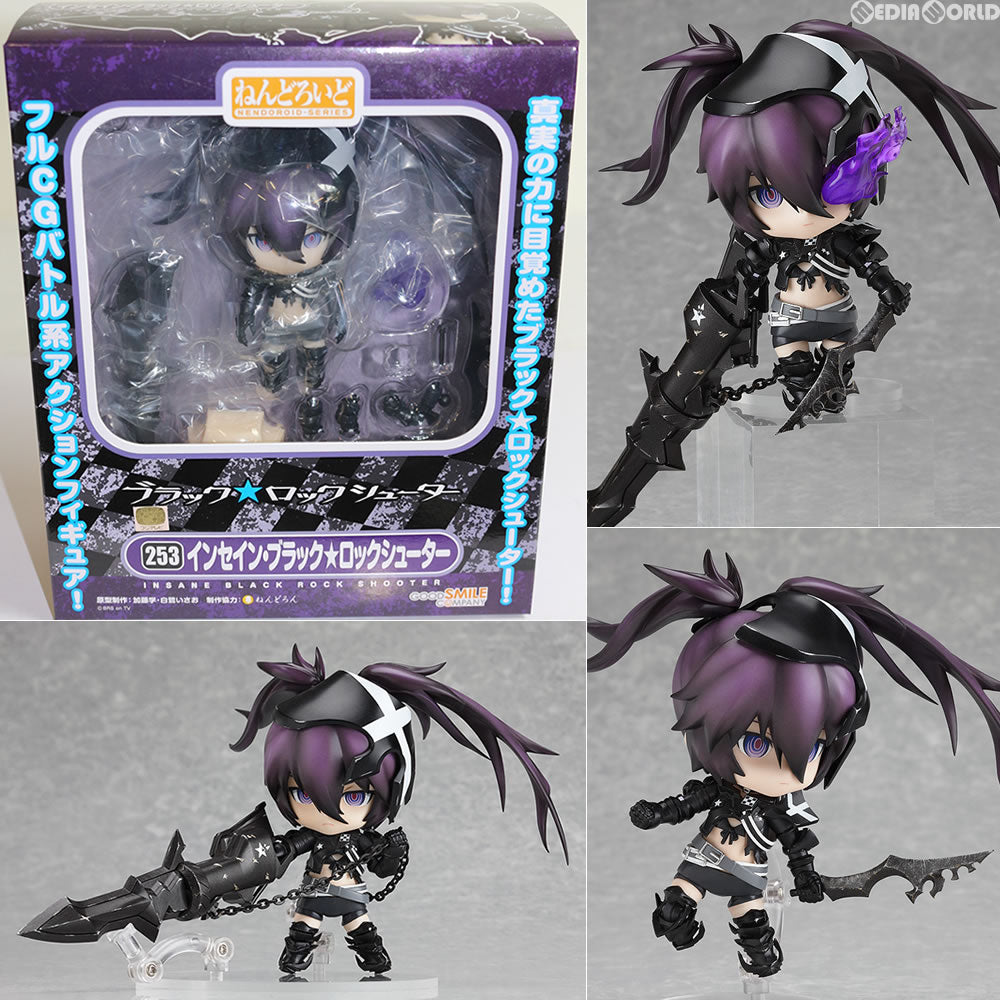 【中古即納】[FIG] ねんどろいど 253 インセイン・ブラック★ロックシューター 完成品 可動フィギュア ワンフェス2012夏&GOODSMILE ONLINE SHOP限定 グッドスマイルカンパニー(20120729)