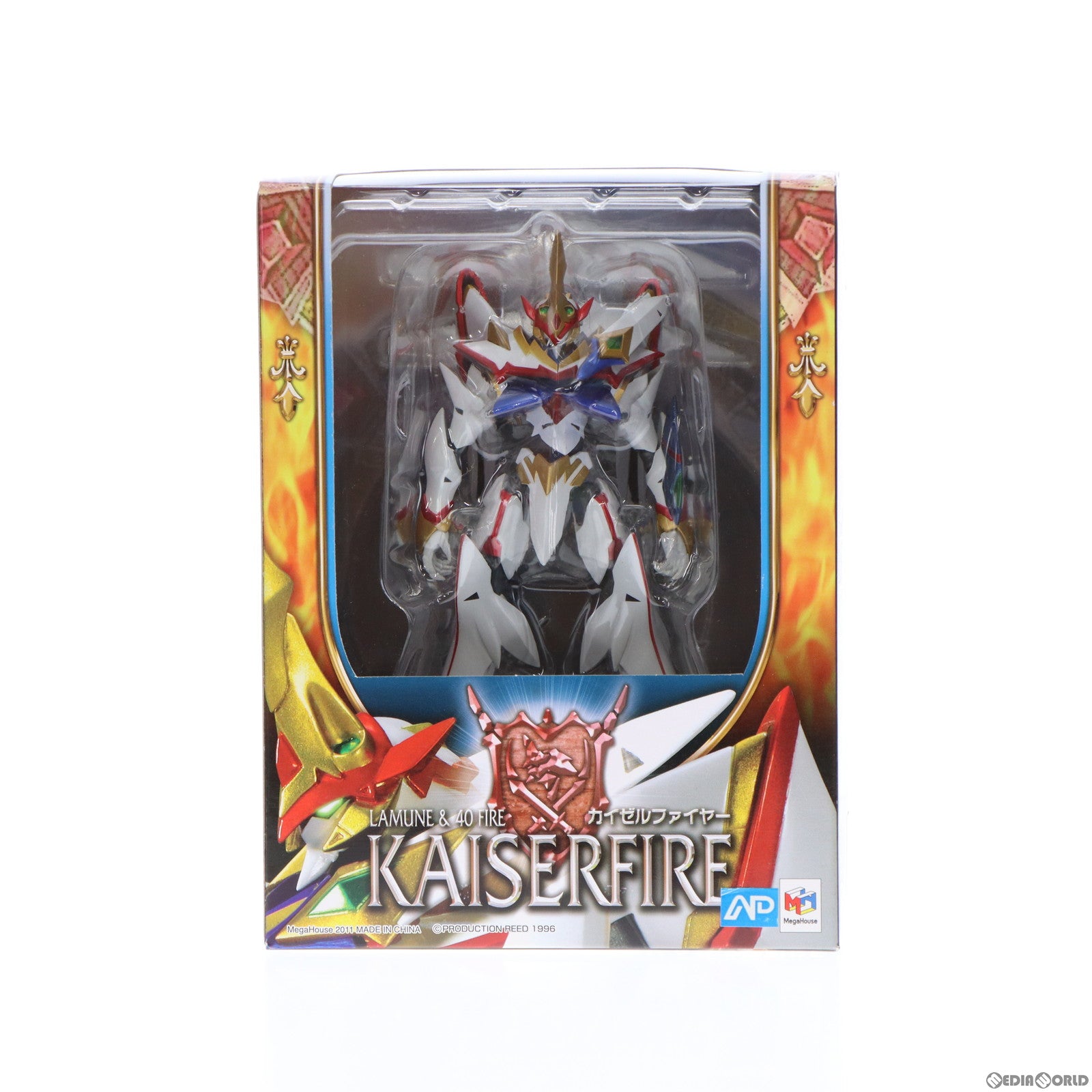 【中古即納】[FIG] ヴァリアブルアクション カイゼルファイアー VS騎士ラムネ&40炎 完成品 可動フィギュア メガハウス(20110518)