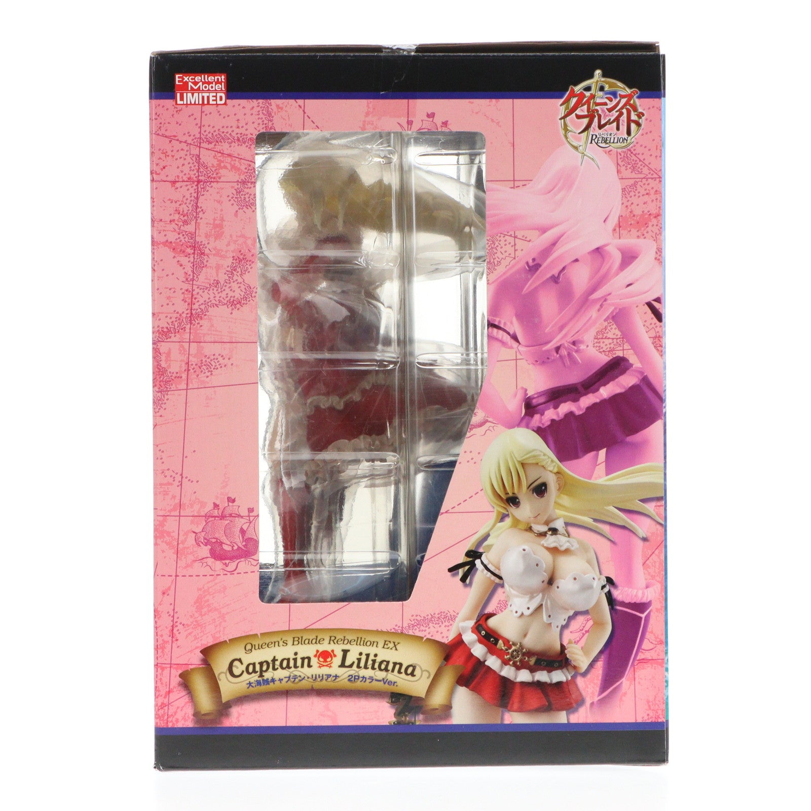 【中古即納】[箱難あり][FIG] 下敷き無し エクセレントモデルLIMITED 大海賊キャプテン・リリアナ 2PカラーVer. クイーンズブレイド リベリオン P-7 1/8 完成品 フィギュア メガホビEXPO2012 SPRING&メガトレショップ限定 メガハウス(20120526)