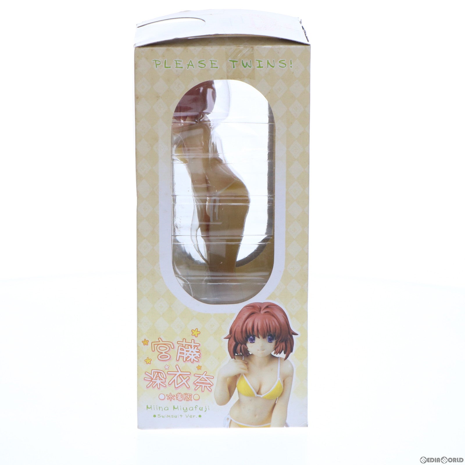 【中古即納】[FIG] 宮藤深衣奈(水着版)(ふじみやみいな) おねがい☆ツインズ 1/7 完成品 フィギュア コトブキヤ(20050920)