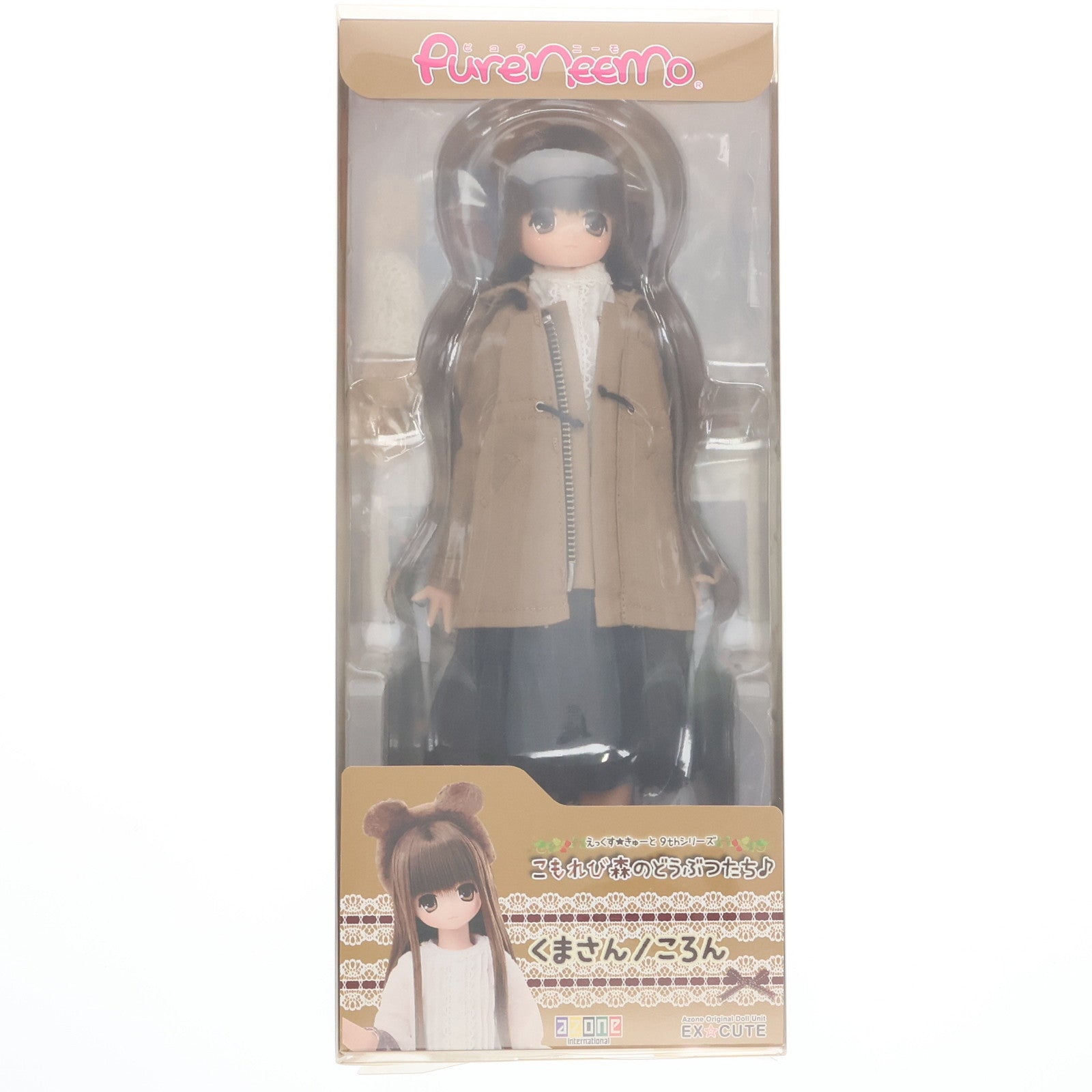 【中古即納】[DOL] えっくす☆きゅーと 9thシリーズ こもれび森のどうぶつたち♪ くまさん/ころん(通常販売ver.) 1/6 完成品 ドール(POD001-KDK) アゾンインターナショナル(20131030)
