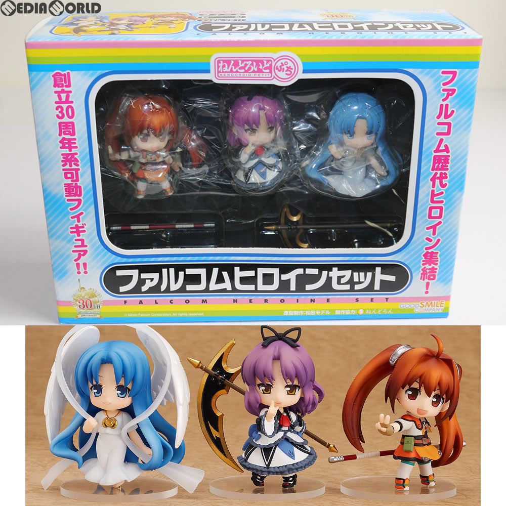 【中古即納】[FIG] ねんどろいどぷち ファルコムヒロイン セット 日本ファルコム 完成品 可動フィギュア グッドスマイルカンパニー(20120430)
