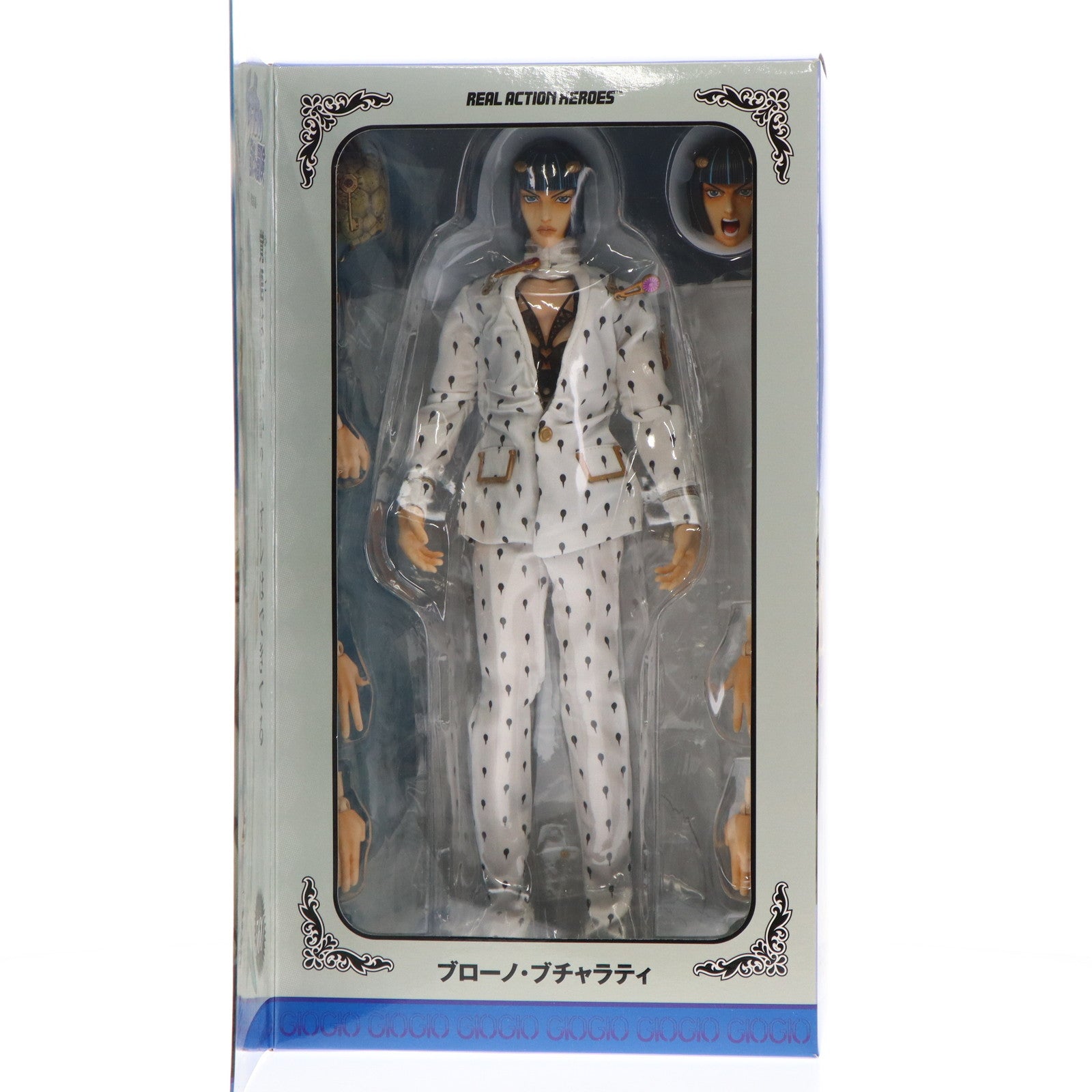 【中古即納】[FIG] ブローノ・ブチャラティ 「ジョジョの奇妙な冒険 第五部 黄金の風」 REAL ACTION HEROES NO.560 フィギュア メディコム・トイ(20120328)