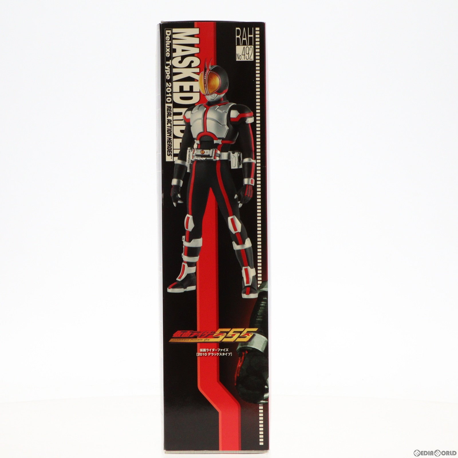【中古即納】[FIG] リアルアクションヒーローズ No.492 DX Type 2010 仮面ライダーファイズ 仮面ライダー555(ファイズ) 完成品 可動フィギュア メディコム・トイ(20110322)
