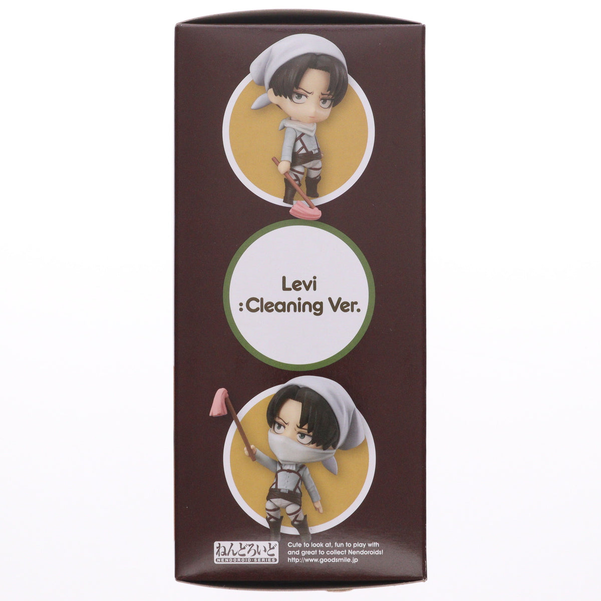 【中古即納】[FIG] ねんどろいど 417 リヴァイ お掃除ver. 進撃の巨人 完成品 フィギュア フランス：パリ Japan Expo 2014他イベント&GOODSMILE ONLINE SHOP限定 グッドスマイルカンパニー(20140702)