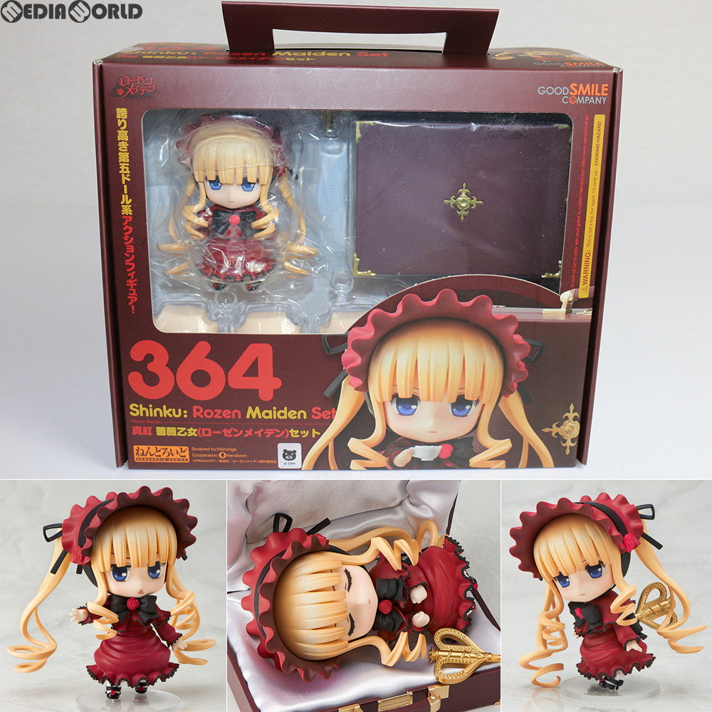 【中古即納】[FIG] ねんどろいど 364 真紅 薔薇乙女(しんく ローゼンメイデン)セット 完成品 可動フィギュア グッドスマイルカンパニー(20131225)