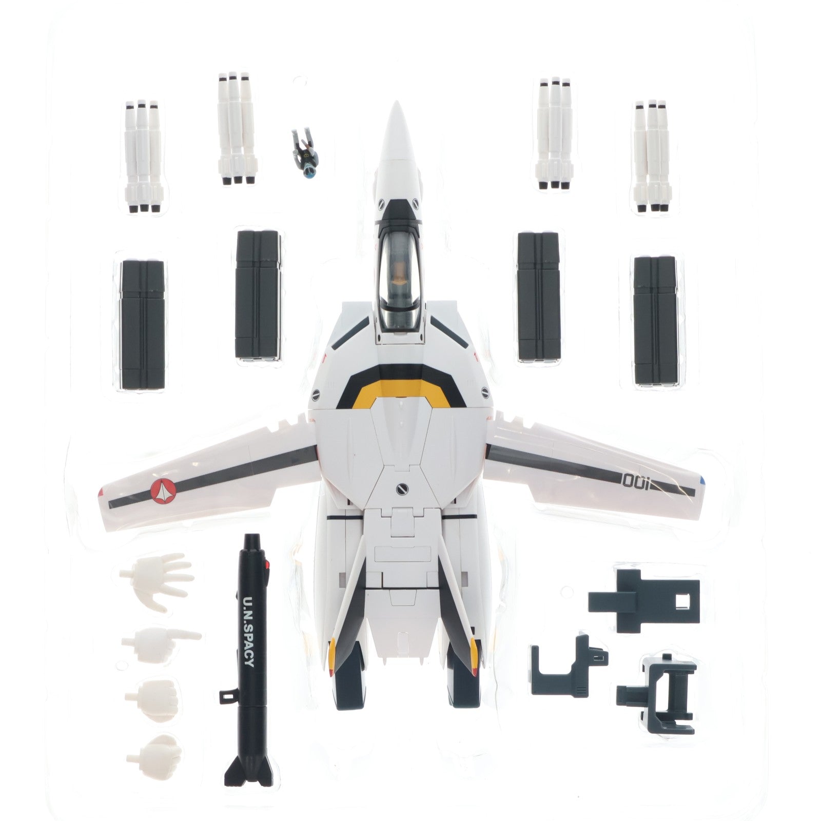【中古即納】[TOY] やまとマクロスシリーズ 完全変形 1/60 VF-1S TV版 オプションパーツ付 超時空要塞マクロス 完成トイ YAMATO(やまと)(20120531)