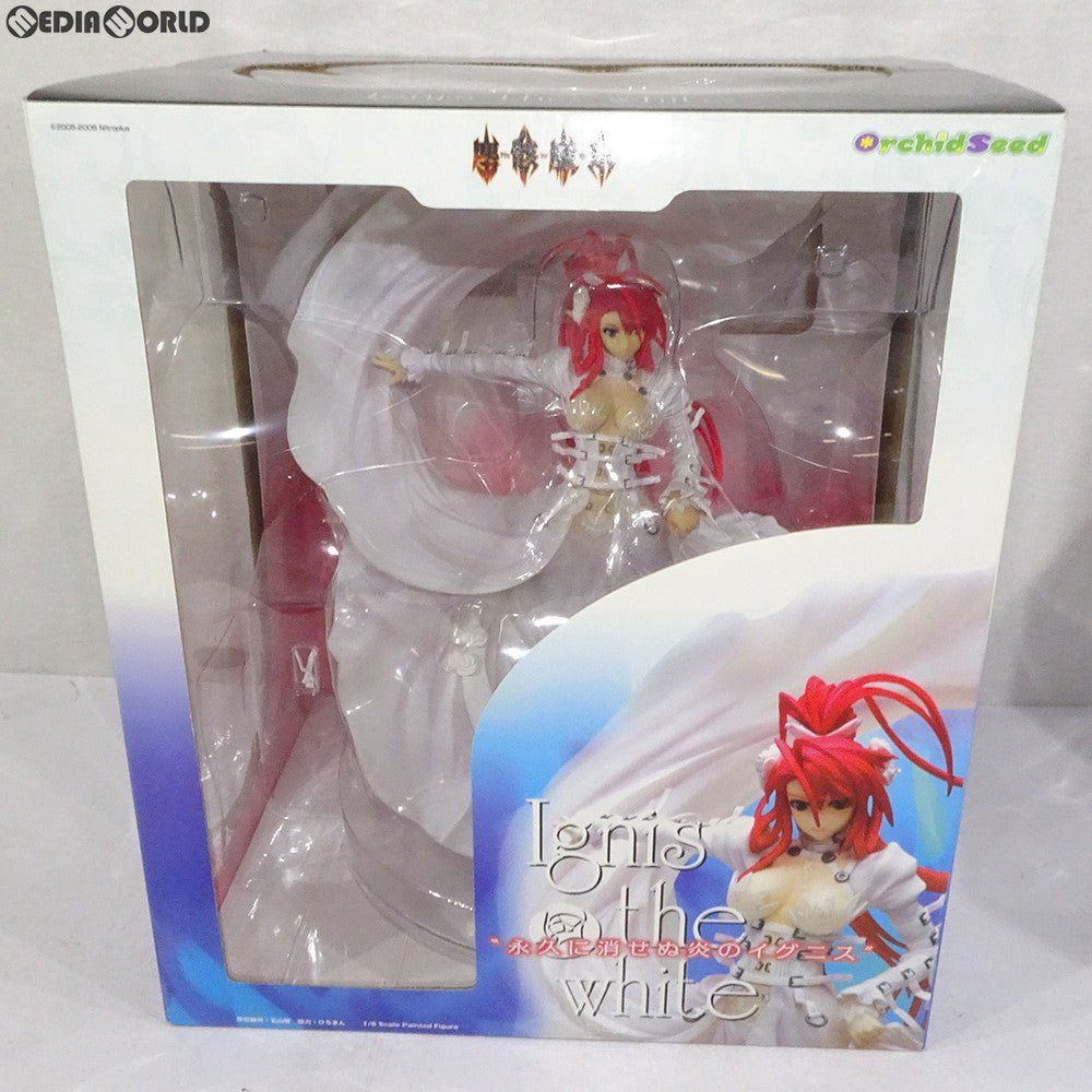 【中古即納】[FIG] イグニス Ignis the white 永久に消せぬ炎のイグニス 塵骸魔京 1/7 完成品 フィギュア オーキッドシード(20071027)