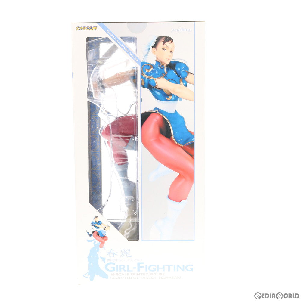 【中古即納】[FIG] 西村キヌコレクション GIRL-FIGHTING 春麗(チュンリー) ストリートファイターII 1/6 完成品 フィギュア マックスファクトリー(20060319)