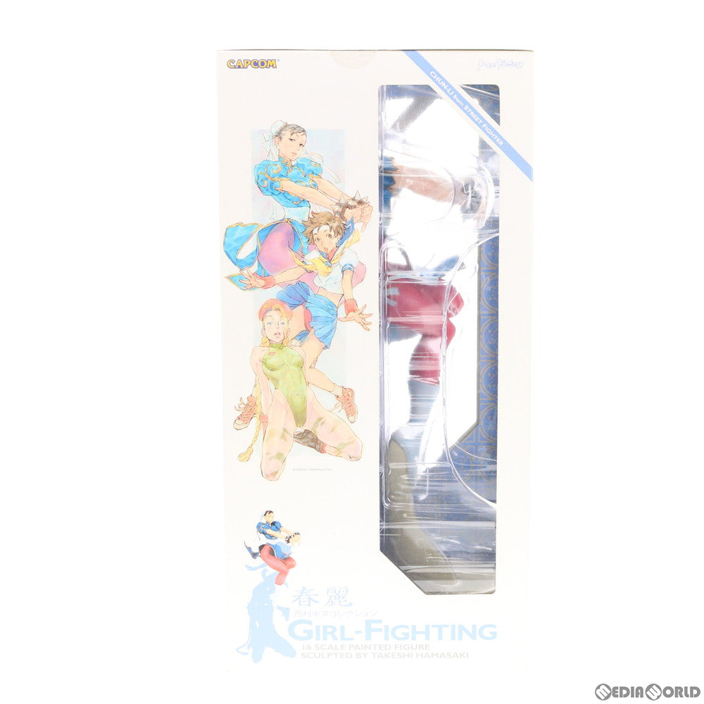 【中古即納】[FIG] 西村キヌコレクション GIRL-FIGHTING 春麗(チュンリー) ストリートファイターII 1/6 完成品 フィギュア マックスファクトリー(20060319)