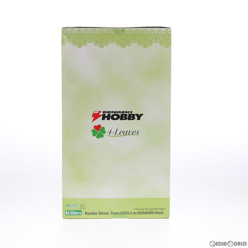 【中古即納】[FIG] 白井黒子(しらいくろこ) -とあるLEVEL4の桃色メイド- とある科学の超電磁砲 1/6 完成品 フィギュア 電撃屋&コトブキヤ限定 コトブキヤ(20111231)