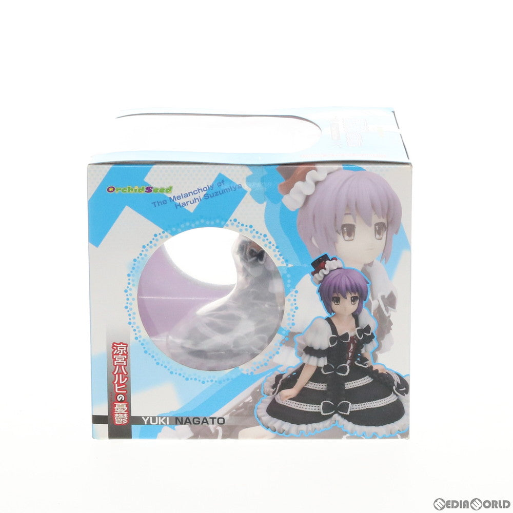 【中古即納】[FIG] 長門有希(ながとゆき) ゴスロリver. 涼宮ハルヒの憂鬱 1/7 完成品 フィギュア(PVC46) オーキッドシード(20090701)
