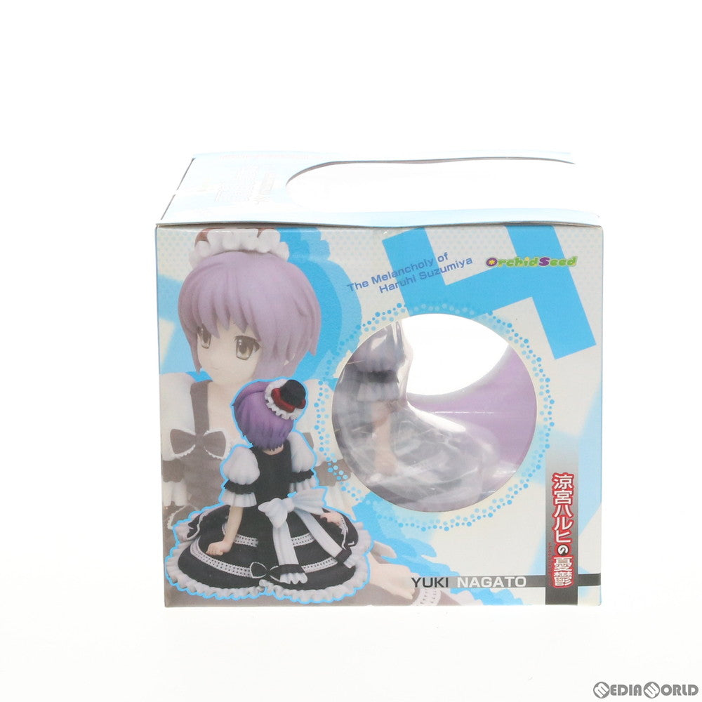 【中古即納】[FIG] 長門有希(ながとゆき) ゴスロリver. 涼宮ハルヒの憂鬱 1/7 完成品 フィギュア(PVC46) オーキッドシード(20090701)