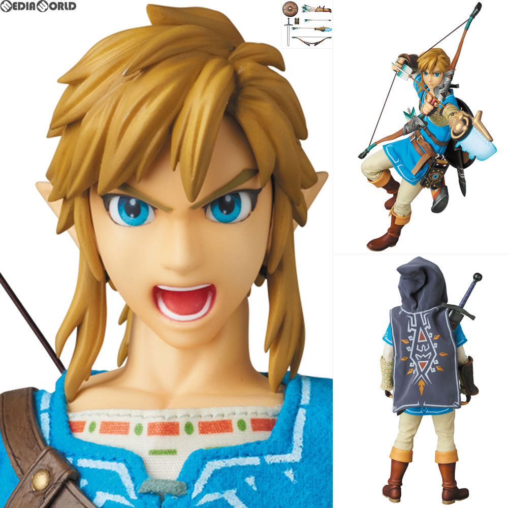 【中古即納】[FIG] リアルアクションヒーローズ No.764 RAH リンク(ブレス オブ ザ ワイルド版) ゼルダの伝説 ブレス オブ ザ ワイルド 完成品 フィギュア メディコム・トイ(20180131)