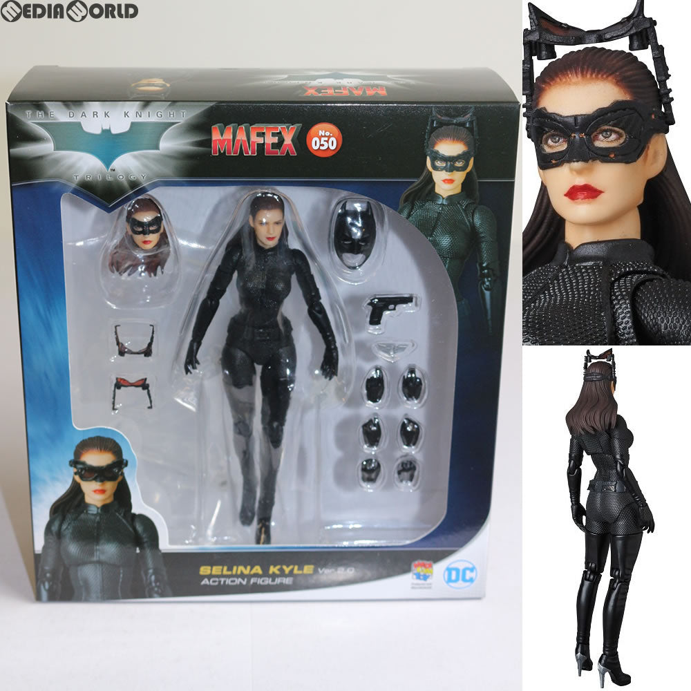 【中古即納】[FIG] マフェックス No.50 MAFEX SELINA KYLE(セリーナ・カイル) Ver.2.0 THE DARK KNIGHT RISES(ダークナイト ライジング) 完成品 可動フィギュア メディコム・トイ(20171227)