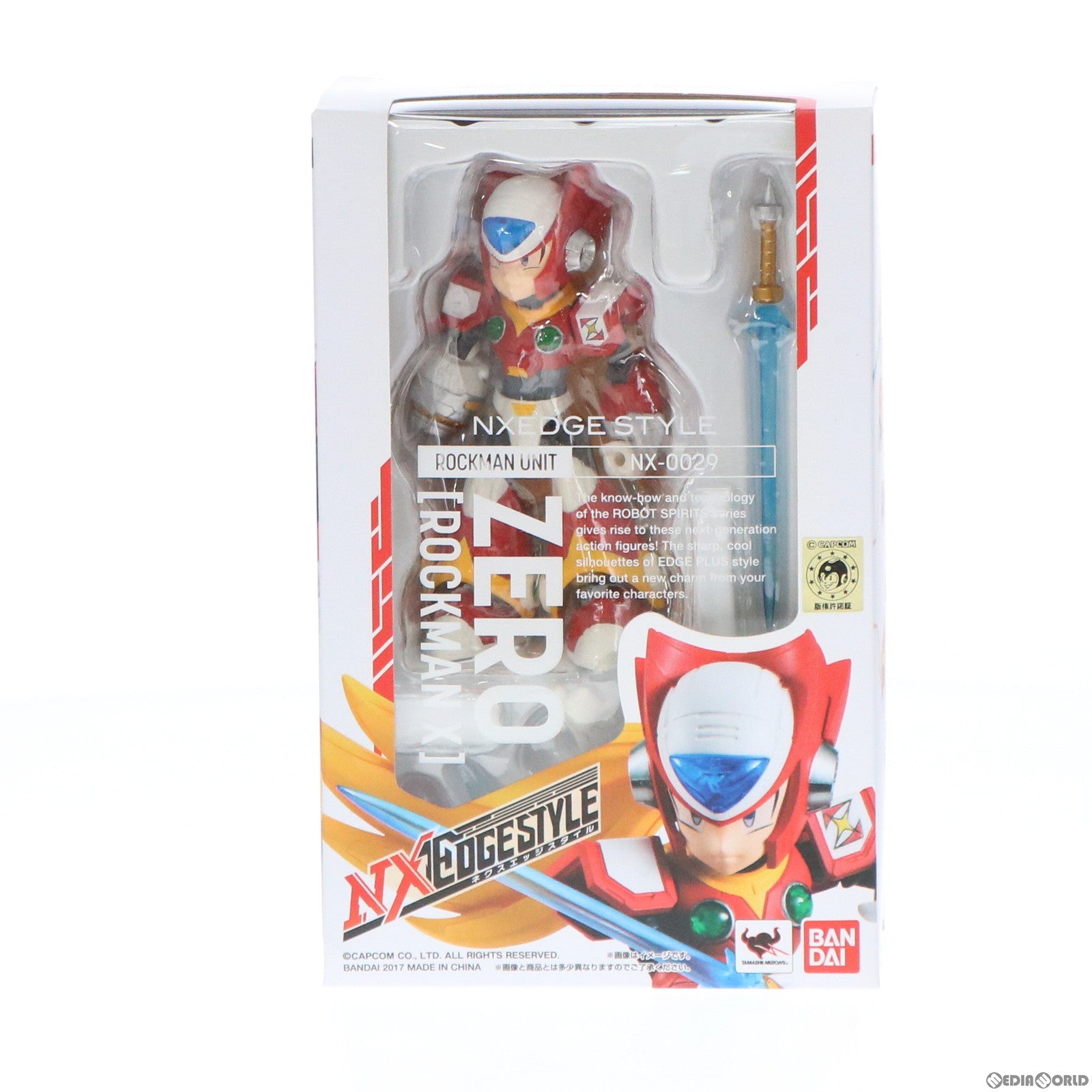 【中古即納】[FIG] ネクスエッジスタイル(ROCKMAN UNIT) ゼロ ロックマンX 完成品 可動フィギュア バンダイ(20170923)