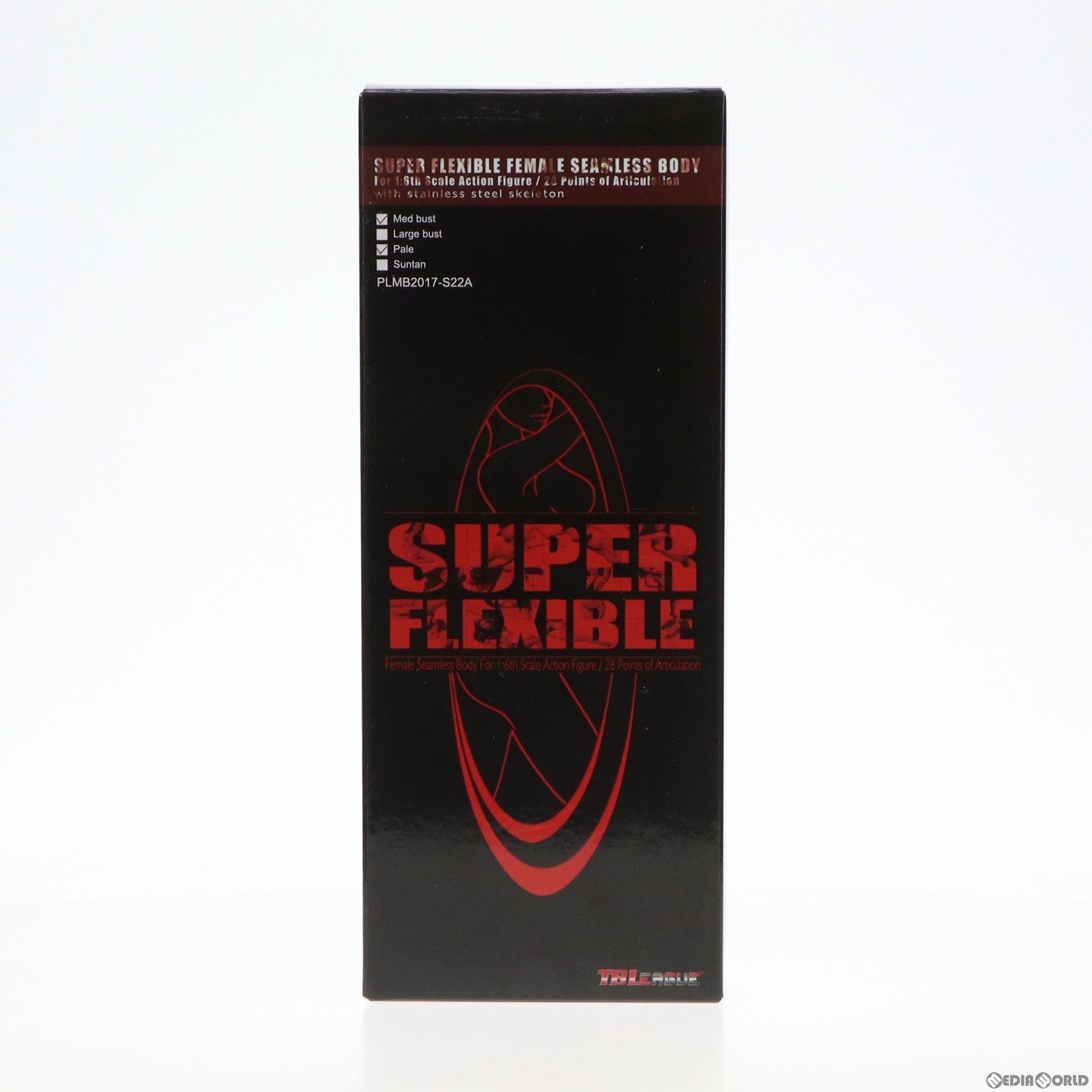 【中古即納】[DOL] 1/6 女性シームレスボディ ペール ミドルバスト 筋肉質 フットパーツ交換可能ver. ドール用素体(PLMB2017-S22A) TBリーグ(20170726)