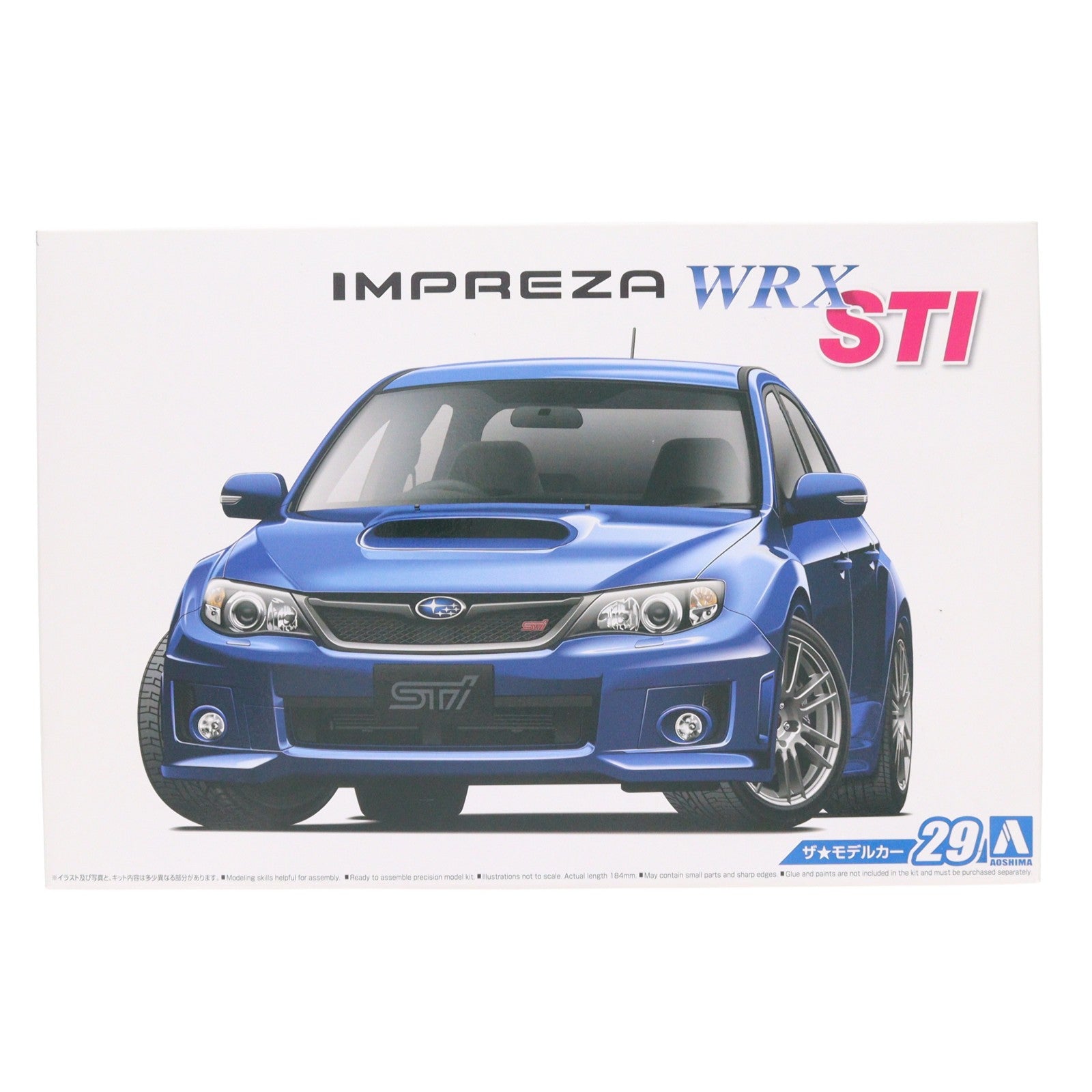 【中古即納】[PTM] (再々販) ザ・モデルカー No.29 1/24 スバル GRB インプレッサWRX STI '10 プラモデル アオシマ(20190210)