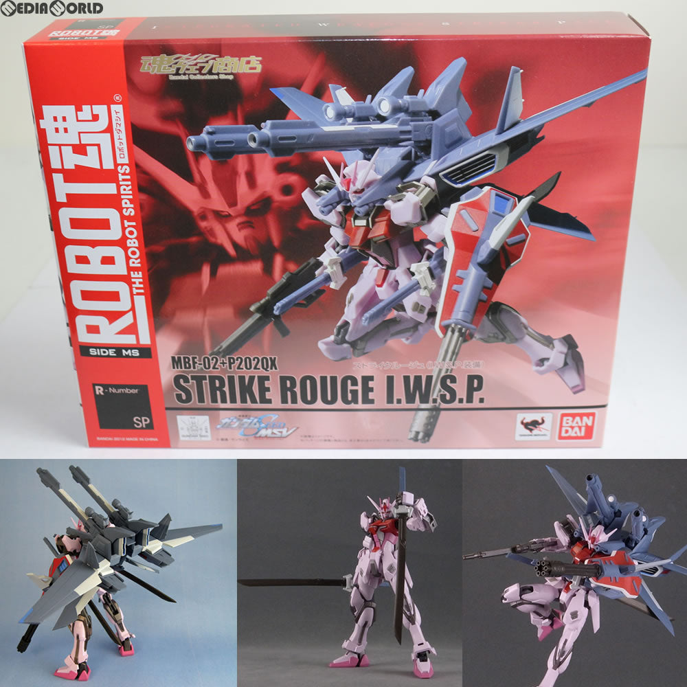 【中古即納】[FIG] 魂ウェブ商店限定 ROBOT魂(SIDE MS) ストライクルージュ(I.W.S.P.装備) ガンダムSEED MSV 完成品 可動フィギュア バンダイ(20120229)