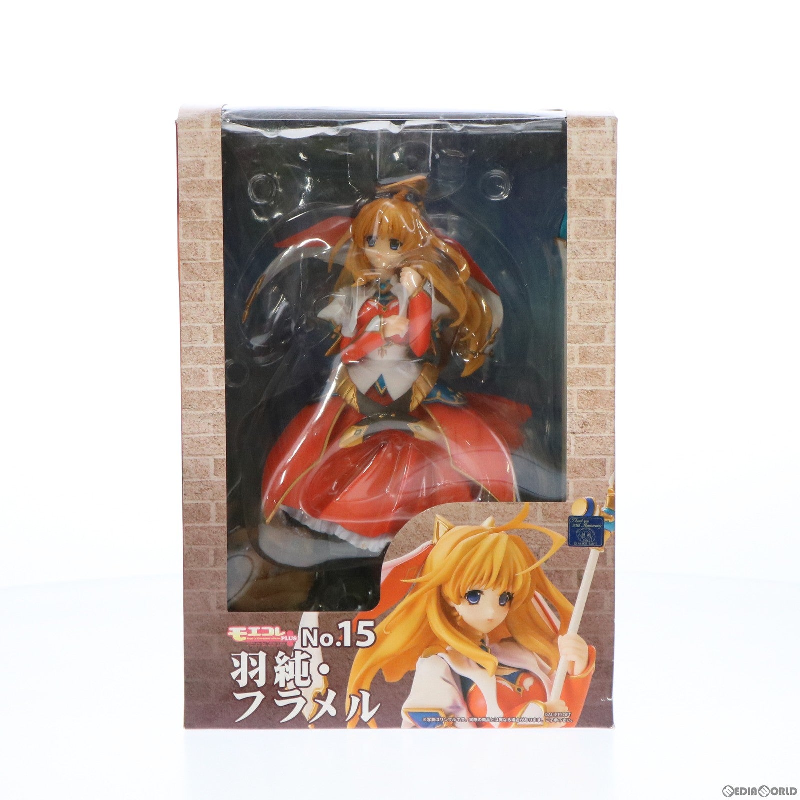 【中古即納】[FIG] モエコレPLUS No.15 羽純・フラメル 闘神都市3 1/7 完成品 フィギュア ボークスショップ&ホビー天国ウェブ限定 ボークス(20100131)